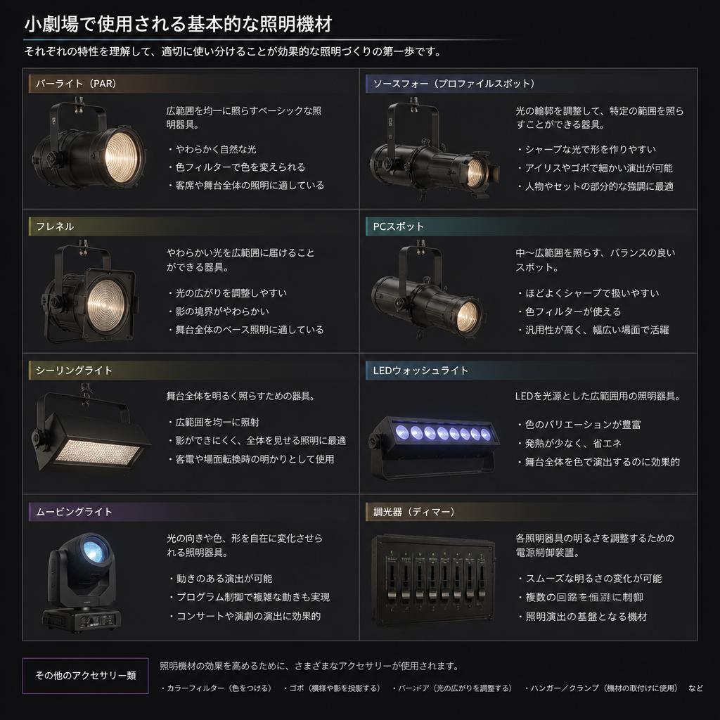 照明機材の基礎知識